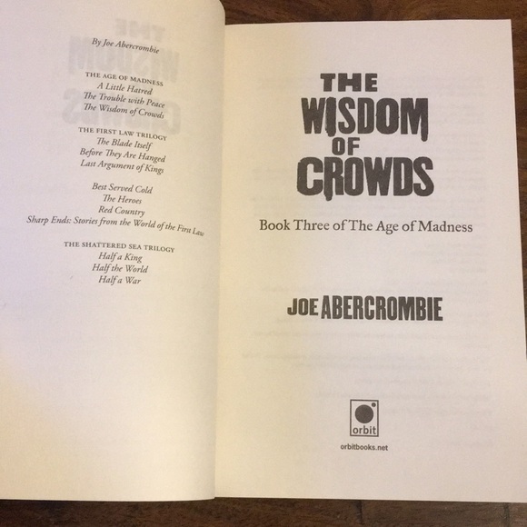 3 The Age of Madness Trilogy by Joe Abercrombie Set of Three Softcover Books - Picture 15 of 16